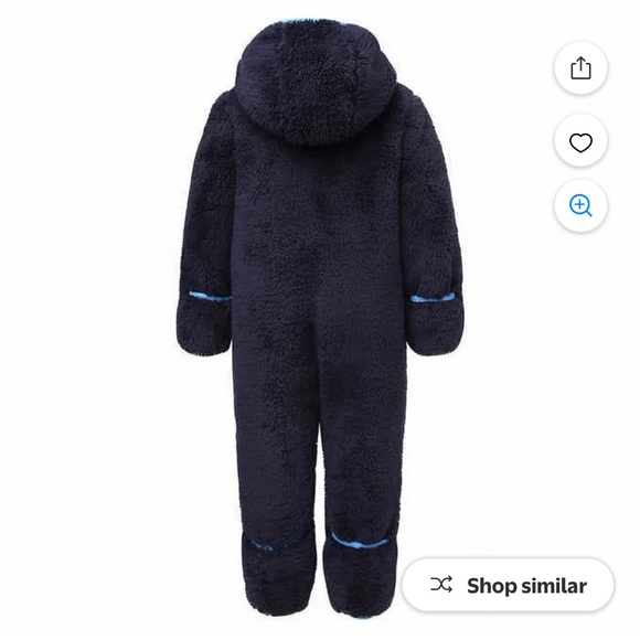 Snozu toddler fleece snow suit and jacket - Picture 3 of 6
